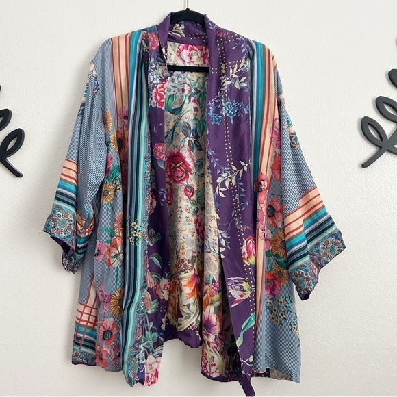 New Johnny Was Weller Topiary Hunter Kimono | Size XXL - Picture 7 of 11